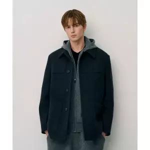 JILLSTUART NEWYORK MEN 다크그레이 워크웨어 패딩 코트 (JNCO5D207G3) 2070195