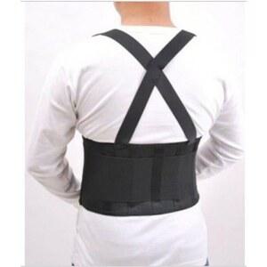 SOLOEVER 남성용 여성용 작업용 블랙 보호대 벨트 Large 압박 지지대 등 허리 하부