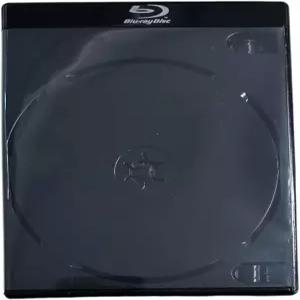 Preminum MediaPack4All 4K UHD 로고 없음 CD/DVD 저장용 블랙 12.5mm 더블 블루레이 케이스 용량 1