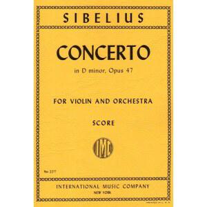 시벨리우스, 장 - 바이올린과 오케스트라를 D단조, 악보 47 국제 회사 협주곡 - 위한 - 작품 음악