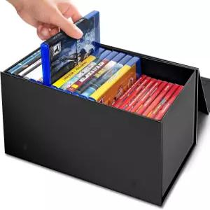 프로텍트호비 블루레이 비디오 홀더 게임 보관함 스토어 20 케이스 DVD 및 미디어 보관 정리함