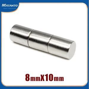 5/10/20/50/100PCS 가정용 냉장고 사무실 DIY용 8x10mm 미니 소형 소형 원형 자석