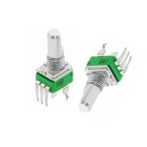 5PCS 대만 ALPHA 09 유형 전위차계 단일 연결 수직 3 핀 B10K 20K 50K 100KA 축 길이 15mm 하프