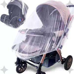 유아 외출용 방충망 전체 덮개형 통기성 망사 소재 벌레 차단 보호 커버 유모차