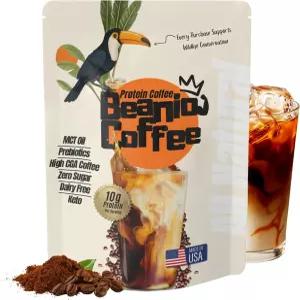 비니오 프로틴 스 커피 에너지와 집중을 위해 높은 CGA를 함유한 인스턴트 콜라겐 무설탕 무유당 케토 및