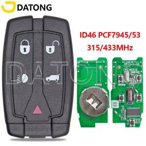 Datong World 315/433Mhz ID46 칩 자동차 원격 제어 키 랜드 로버 프리랜더 2 3 LR2 레인저 스포츠