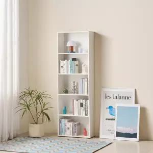 (착불) 집이 넓어보이는 인테리어 슬림 책장 5단 60cm P0000CGA