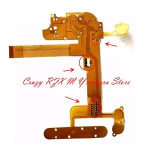 소켓과 센서가 포함된 Nikon D7100 카메라 부품용 새 키보드 후면 버튼 커버 LCD 플렉스 케이블