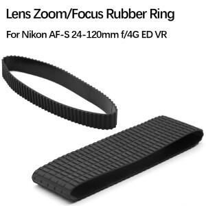 Nikon AF-S 24-120mm f/4G ED VR 카메라 액세서리 수리 부품 용 렌즈 줌 고무 링/포커스 그립 링
