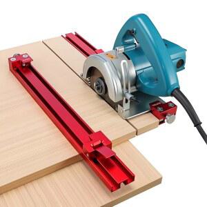 13 u2044 u2088인치(340mm) 톱 베이스 정밀하고 직선적이며 안전한 절단을 위한 알루미늄 합금 원형 톱 가이드 레일을 위한 RUITOOL 조정 가능한 절단기 베이스 가이드 u2013 목공 및 DIY 프로젝트에 이상적입니다