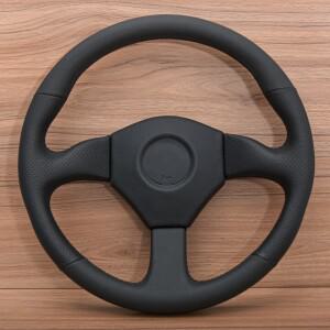 14인치 JDM 레이싱 스포츠 가죽 스티어링 휠 시뮬레이션 게임 자동차 액세서리