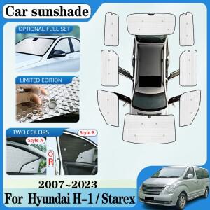 현대 호환 H 1 Starex iMax Cargo H300 용 자동차 선 바이저 커버 2007 ~ TQ 스크린 창 차양 액세서리