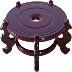 토요스포츠 나무 식물 스탠드 받침대 어항 중국식 실내 원형 디스플레이 베이스 분재 및 화분에