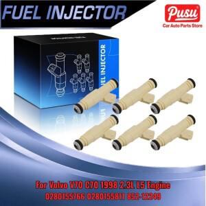 볼보 호환 V70 C70 1998 2.3L L5 FJ876 85212249 인젝터 세트 0280155766 0280155811 36lbs