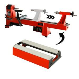 목재 회전 기계 연장 선반용 BAUER 305mm 중앙 침대 하버 12인치 화물 14