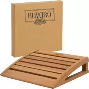 루바로 사우나 헤드레스트 - 캐나다 레드 시더 우드로 수작업 제작 프리미엄 인체공학적 목 지지대 베개