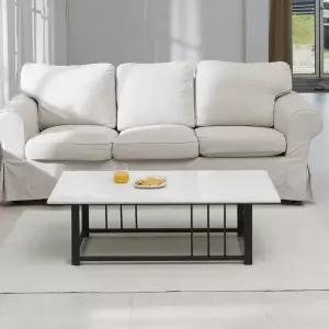 [인터데코]청결유지 쉬운 세라믹 상판 쇼파테이블 거실테이블 P0000CBK