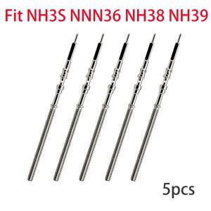 시계 줄기 스테인레스 스틸 예비 부품 NH35 크라운 자동 기계식 무브먼트