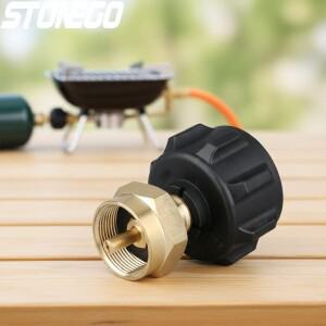 1LB 프로판 가스 레귤레이터 QCC1 리필 어댑터 밸브 캠핑 야외 바베큐 그릴 휴대용 스토브 가열 장치