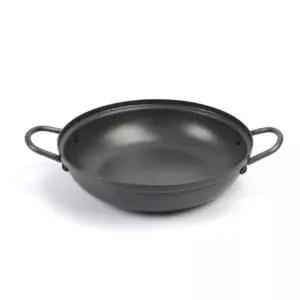 국산 블랙 업소용 경질 전골 냄비 양수 찌개 볶음 26호(뚜껑미포함)