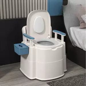 이동식 변기 노인 실내 간이 화장실 환자 침실용 휴대용 좌변기