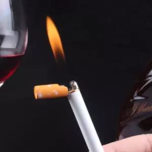 1개비 모양 휴대용 가스 충전 토치 미니 라이터