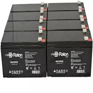 APC 스마트 UPS 3000VA USB 및 SER SUA3000RMUS용 Raion Power RG1270T2 12V 7Ah 교체 백업 배터리 - 8팩