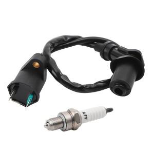 GY6 고성능 레이싱 점화 코일은 중국산 50CC-150CC 엔진 스쿠터 모페드 ATV와 호환되는 플러그와 함께 제공