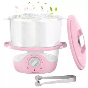 얼굴용 타살론 핑크 핫 타월 찜기 5분 퀵 히팅 워머 머신 마사지용 아로마테라피가 포함된 휴대용 스파