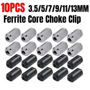 TDK 5mm 페라이트 코어 노이즈 억제기 필터 링 케이블 클램프 RFI EMI, 직경 클립용, 10 개
