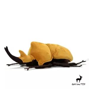 장수풍뎅이 봉제 (1) 곤충 장식용 벨벳 인형 피규어 진열용