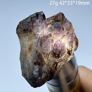 천연 골격 결정 자수정 슈퍼 세븐 광물 표본 석영 클러스터 원석 홈 데코레이션 러프 힐링 크리스탈