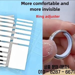 보이지 않는 반지 사이즈 조절기   투명 실리콘 스티커 모든 크기의 헐거운 위한 미끄럼 보석 도구