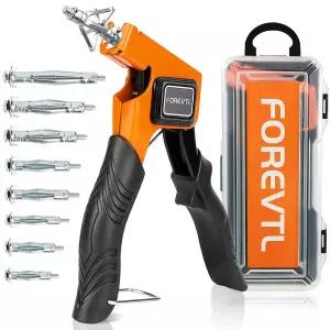 건식 벽체 및 석고 벽용 FOREVTL 몰리 볼트 0.12-1.52 설정 도구가 있는 8가지 크기의 32PCS TV 사진