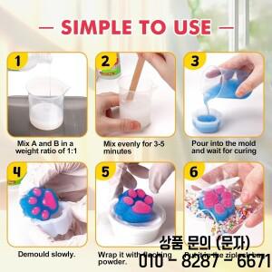 14세 이상와 성인을 위한 Taba Squishy 키트 나만의 만들기 Maker 고양이 발 및 동물