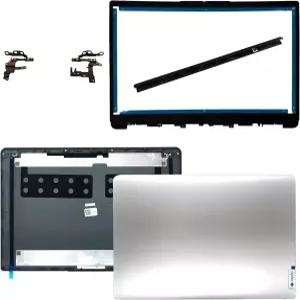 Jxjslp 교체용 LCD 커버 백 경첩 전면 베젤 힌지 캡 포함 Lenovo Ideapad 1-15ADA7 82R1 15AMN7 82VG
