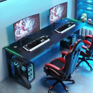 2인용 게이밍 컴퓨터 긴 책상 테이블 게임 기숙사 자취방 서재