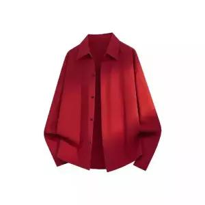 키체샵 남자 캐주얼 셔츠 빅사이즈 긴팔 솔리드 쿨링 HO1