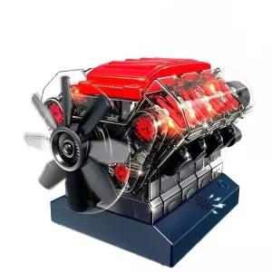 모형엔진 엔진모형 기통 소형 실린더 금속 조립 원리 단일 교육용 다이캐스트 키트