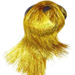 틴셀 고드름 2000 가닥 메탈릭 골드 크리스마스 트리 스트리머 파티 장식 19.7인치 실내 야외 디스코 생일