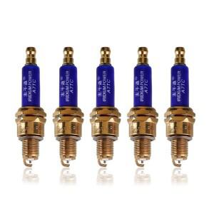 5Pcs A7TC 점화 플러그 50cc-150cc 오토바이 스쿠터 Moped 구덩이 먼지 자전거 ATV 쿼드 고 카트 버기 교체