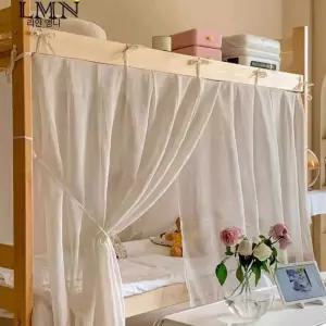 화이트 셔링 공주 모기장 레이스 침대 기숙사 아이방 커튼 벙커 캐노피 이층 제품