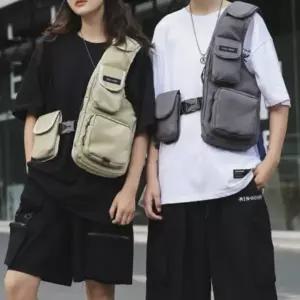 오토바이 라이더 배달 조끼 작업용 조깅 자전거 하네스 퀵 조끼