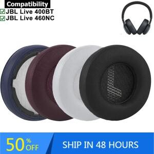 JBL 호환 Live 400BT 460NC 헤드셋 게이머 이어 패드 쿠션 커버 수리 부품 케이스 용 듀얼 교체