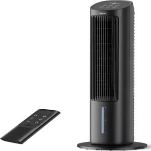 침실용 DREO 타워 선풍기 40인치 증발식 에어컨 80 진동 탈착식 물탱크 3가지 모드 4단 리모컨 조용한 바닥