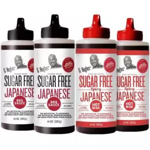 G 휴즈 슈가 프리 일본식 바비큐 소스 번들 - 텐 생선 고기 닭 날개 볶음용 고급 아시안 마리네이드