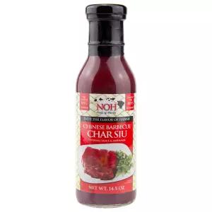NOH 중국식 바비큐 차 시우 소스 마리네이드 14.5온스 병 1팩 - MSG 첨가 없음 정통 맛 그릴 및 양념용