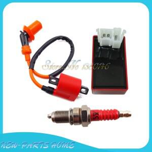 레이싱 점화 코일 & AC CDI 박스 스파크 플러그 D8TC (CG 125cc 200cc ATV 쿼드 오토바이 피트 바이크용)
