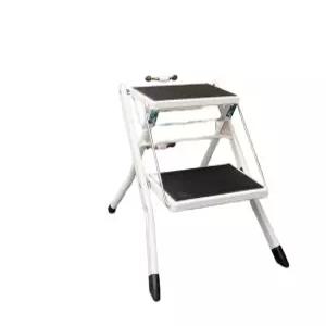 캠핑카 트럭 발판 지지대 사다리 받침대 스텝 2단 세차