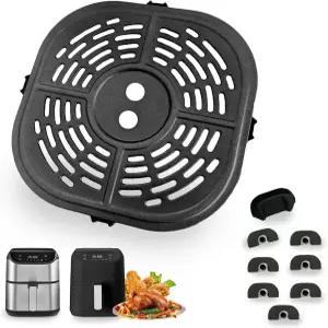 벨라 6QT 에어프라이어용 사이하이타이 그릴 팬 업그레이드된 플레이트 크리스퍼 트레이 랙 삽입형 격자